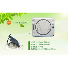 S-814 单联底风口