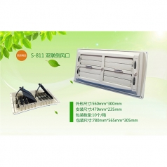 S-811 双联侧风口